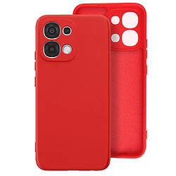 Avizar Coque pour Oppo A6 Pro Soft-Touch en Silicone Série Fast Cover Rouge pas cher