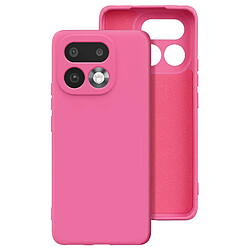 Avizar Coque pour Realme 16 Pro Soft-Touch en Silicone Série Fast Cover Rose pas cher