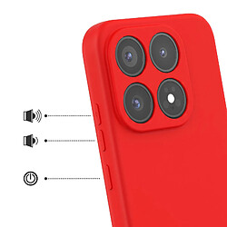 Avis Avizar Coque pour Xiaomi 17 Soft-Touch en Silicone Série Fast Cover Rouge
