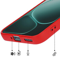 Acheter Avizar Coque pour Oppo A6 Pro Soft-Touch en Silicone Série Fast Cover Rouge