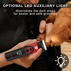 Tondeuse pour chiens SK-1821 HATTEKER tondeuse pour chiens et chats, avec ciseaux et peigne pas cher