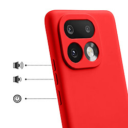 Avis Avizar Coque pour Realme 16 Pro Soft-Touch en Silicone Série Fast Cover Rouge