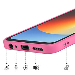 Acheter Avizar Coque pour Redmi A7 Pro Soft-Touch en Silicone Série Fast Cover Fuchsia