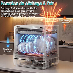 Avis TODIMART Lave-vaisselle de table, 6 programmes, 8 couverts, 5L