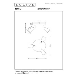 Lucide Spot intérieur TIANA - Beige pas cher