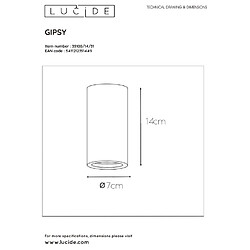 Lucide Spot intérieur - Blanc pas cher