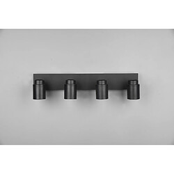 Avis Plafonnier salle de bain ANGELO noir 4xGU10 IP44 Trio