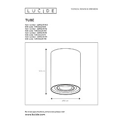 Acheter Lucide Spot Tube - Or