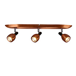 Candellux Spot plafond 3 lampes - Cuivre pas cher