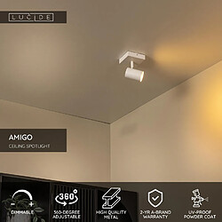 Avis Lucide Spot LED Amigo - Blanc