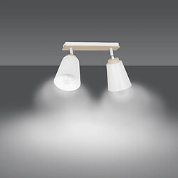 Avis Emibig Spot plafond 2 lampes - Blanc
