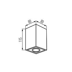 Acheter Kanlux Spot GU10 Gord - Blanc