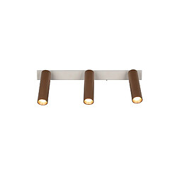 Acheter Trio spot LED Ambala - Marron