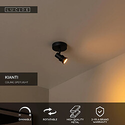 Avis Lucide spot Kianti - Noir