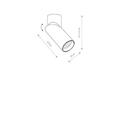 Nowodvorski Lighting Nowodvorski spot LED GU10 - Noir pas cher
