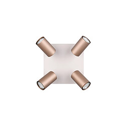 Acheter Trio Spot Marley 4 lampes - Marron