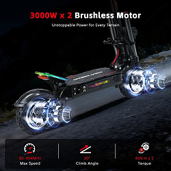 Trottinette Électrique HALO KNIGHT T107 Pro – Double Moteur 2×3000W pas cher