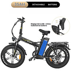 Vélo électrique pliable EMOKO C94 Moteur 1000W batterie 48V 35Ah autonomie 100km 50km/h pas cher