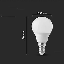 Acheter Vtac Ampoule LED V-TAC 3,7W E14 P45 globe chaud 2700K 320lm