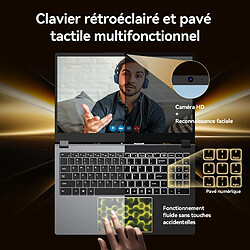 Acheter VANWIN PC Portable YOGA Ecran Tactile rotation 360°AMD Ryzen5 7430U RAM 16Go DDR4 SSD 512Go