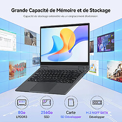 Acheter VANWIN PC Portable 11.6"Ecran Tactile rotation 360°8Go RAM 256Go SSD-Intel® Pentium® Gold 6500Y
