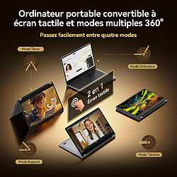 Avis VANWIN PC Portable YOGA Ecran Tactile rotation 360°AMD Ryzen5 7430U RAM 16Go DDR4 SSD 512Go