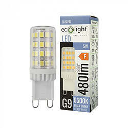 Avis Ampoule LED G9 5W 480lm 6500K sans scintillement Ecolight