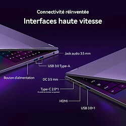VANWIN PC Portable 15,6" FHD Ecran Tactile Rotation 360°Intel Core m3-8100Y 16Go RAM SSD 512Go pas cher
