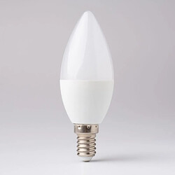 Acheter Ampoule LED bougie E14 5W 6500K 450lm opale Ecolight