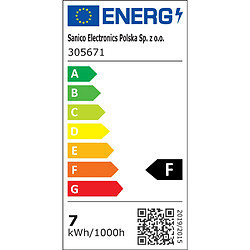 Avis Ampoule LED G45 E27 7W 640lm 3000K opale Polux