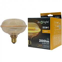 Ecolight Ampoule LED UFO dimmable 4W 1800K 200lm E27 G130 pas cher