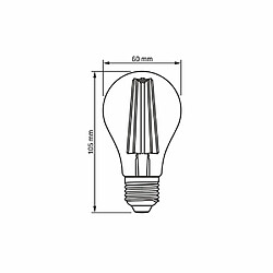 Avis Ampoule LED croissance plantes A60 E27 8W 1200K Videx