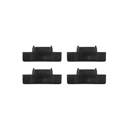 Acheter Profil encastré LED P02 noir avec opale 2m Ecolight