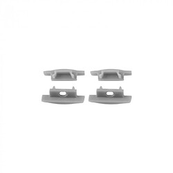 Acheter Profil LED encastré P02 anodisé capot clair 2m Ecolight