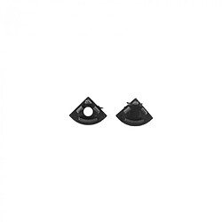 Acheter Profil LED RW01 d’angle noir, diffuseur noir 1 m Ecolight