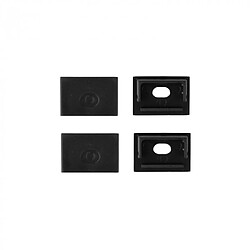 Acheter Profil LED GN02 en saillie noir cache noir 2m Ecolight