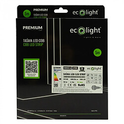 Acheter Ruban LED COB 480/m 7W/m 4000K IP20 12V 5mm 5m Ecolight