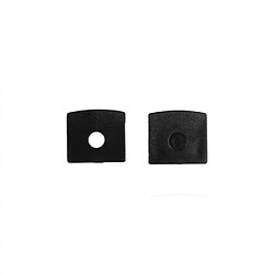 Acheter Profil LED GN01 en saillie noir diffuseur 1 m Ecolight