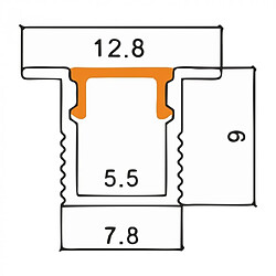 Avis Profil LED PW-01 blanc diffuseur opalin 1 m Ecolight