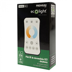 Avis Télécommande RF tactile CCT 1 zone blanche Ecolight