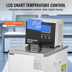 Acheter VEVOR Refroidisseur à circulation de laboratoire en acier inox 6 L -5? à 100 ?