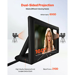 Acheter VEVOR Écran de Projection Gonflable 610 cm Format 16:9 600D Cinéma Extérieur