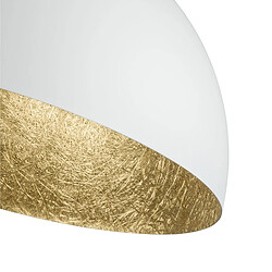 Avis Sigma Lighting Plafonnier dôme blanc/or 50 cm Sfera E27 Sigma 15W