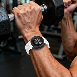 INF Bracelet de montre en silicone pour Garmin Instinct 2 White pas cher