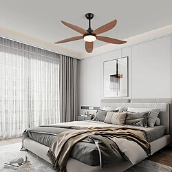 Acheter ByteLike Ventilateur de plafond 132 cm à pales effet bois
