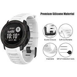 Acheter INF Bracelet de montre en silicone pour Garmin Instinct 2 White