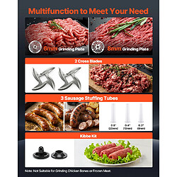 Avis VEVOR Hachoir à Viande Électrique Professionnel Capacité 4,2 kg/min Boucherie