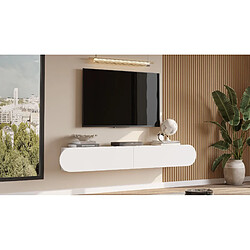 Acheter Hanah Home Meuble TV en bois - 180 x 31 x 29 cm - Blanc