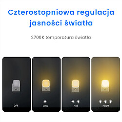 Eko-light Veilleuse prise capteur crépuscule blanc dimmable LED pas cher