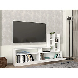 Acheter Hanah Home Meuble TV en bois - 164 x 25 x 91 cm - Blanc